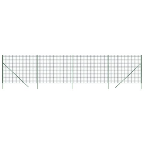 Ogrodzenie ze zgrzewanej siatki, zielone, 2x10 m Ogrodzenie ze zgrzewanej siatki, zielone, 2x10 m
