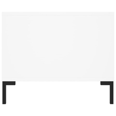 Stolik kawowy, biały, 102x50x40 cm, materiał drewnopochodny