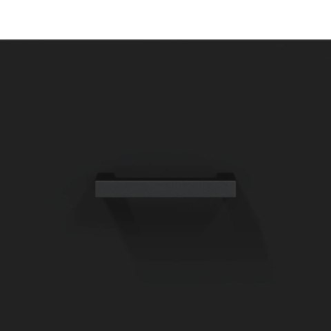 Stolik kawowy, czarny, 102x50x40 cm, materiał drewnopochodny