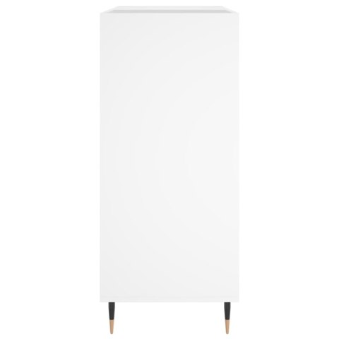 Szafka na płyty, biała, 84,5x38x89 cm, materiał drewnopochodny