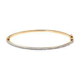 Gold bracelet BXC6459 - Zirconia