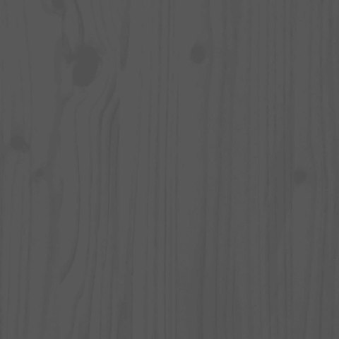 Fotel ogrodowy z poduszkami, szary, lite drewno sosnowe