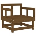 Fotele ogrodowe z poduszkami, 2 szt., miodowe, drewno sosnowe