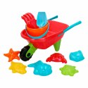 Zestaw zabawek plażowych Colorbaby Taczka polipropylen (10 Sztuk)