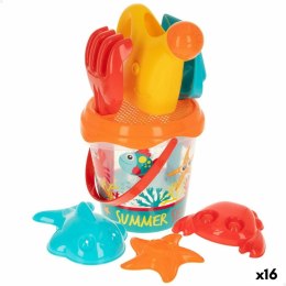 Zestaw zabawek plażowych Colorbaby polipropylen (16 Sztuk)