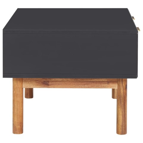 Stolik kawowy, 90x50x40 cm, lite drewno akacjowe i MDF