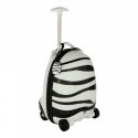 Plecak z kółkami Rastar Dziecięcy Zdalnie sterowany Zebra 2,4 GHz 34 x 48 x 27,5 cm (2 Sztuk)