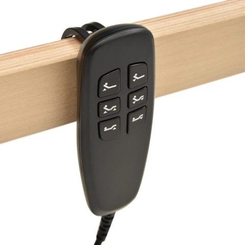 Elektryczny stelaż do łóżka z 42 listwami, 7 stref, 70 x 200 cm