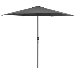 Parasol ogrodowy na słupku aluminiowym, 270x246 cm, antracytowy