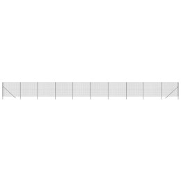 Ogrodzenie z siatki drucianej, antracytowe, 2x25 m