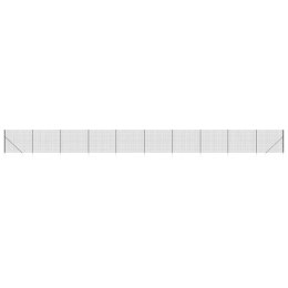 Ogrodzenie z siatki, z kotwami, antracytowe, 2,2x25 m