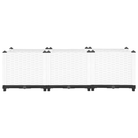 Donica do podwyższonej rabaty, 120x40x38 cm, polipropylen