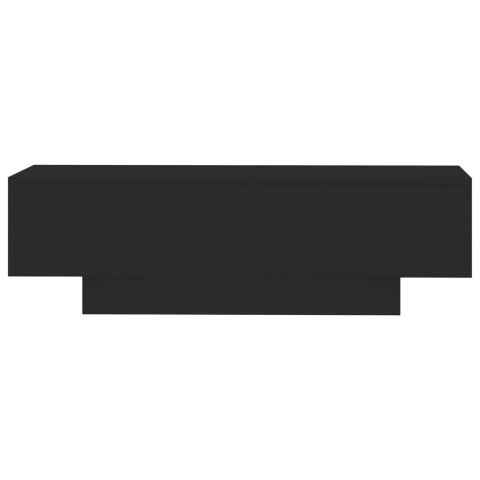 Stolik kawowy, czarny, 100x49,5x31 cm, materiał drewnopochodny