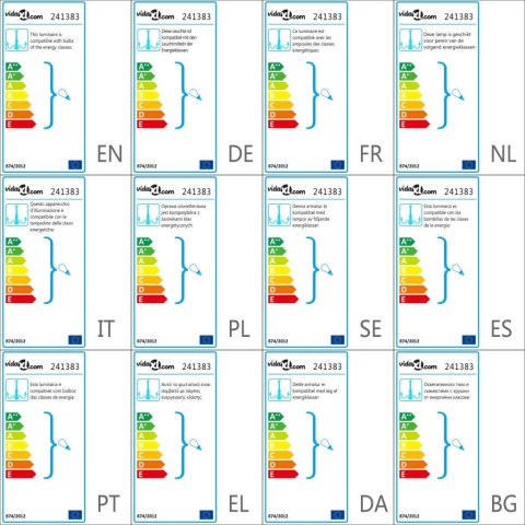 Biały, metalowy żyrandol w starym stylu, 8 żarówek