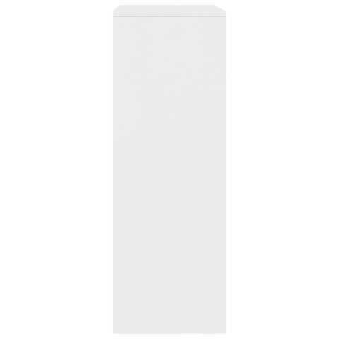 Komoda, 6 szuflad, biała, 50x34x96 cm, materiał drewnopochodny