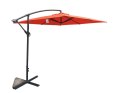 Parasol ogrodowy prostokątny na wysięgniku terakota 270 x 270 cm