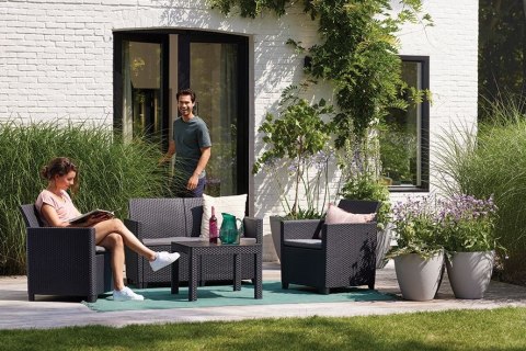 CLAIRE zestaw 2 SEATERS SOFA - grafitowy CLAIRE zestaw 2 SEATERS SOFA - grafitowy