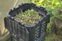 Plastikowy kompostownik ogrodowy, czarny, 360 l