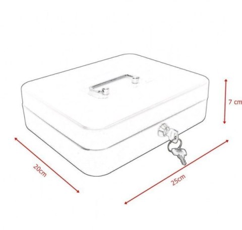 KASETKA 25CM CZERWONA