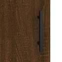 Witrynka, brązowy dąb, 69,5x34x180 cm, materiał drewnopochodny