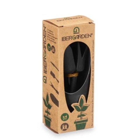 Zestaw Narzędzi Ibergarden Antracyt polipropylen Ogród (24 Sztuk)