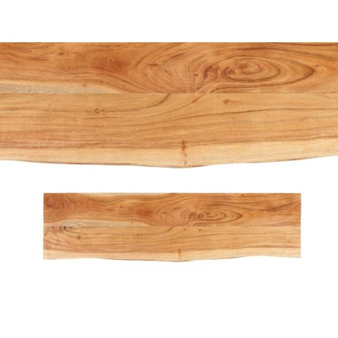 Stolik Telewizyjny Gift Decor Live Edge Brązowy Czarny 140 x 37 x 52 cm 140 x 5,5 x 37 cm