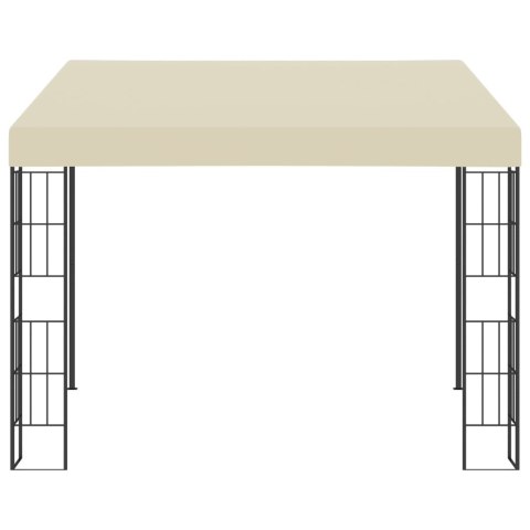 Altana przyścienna, 3x3 m, kremowa, tkanina