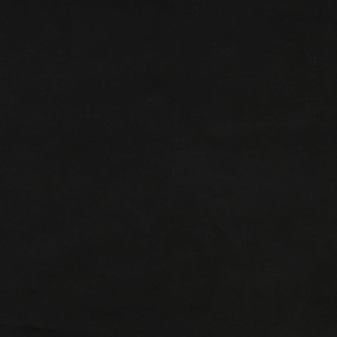 Hokery, 2 szt., czarne, obite aksamitem