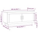 Stolik kawowy, brązowy dąb, 102x50x45, materiał drewnopochodny