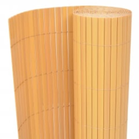 Ogrodzenie dwustronne, 110x500 cm, żółte