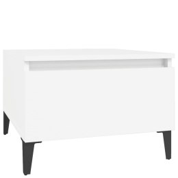 Stolik boczny, biały, 50x46x35 cm, materiał drewnopochodny