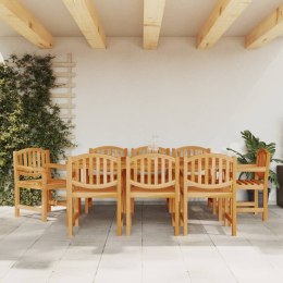 VidaXL Krzesła ogrodowe, 8 szt., 58x59x88 cm, lite drewno tekowe