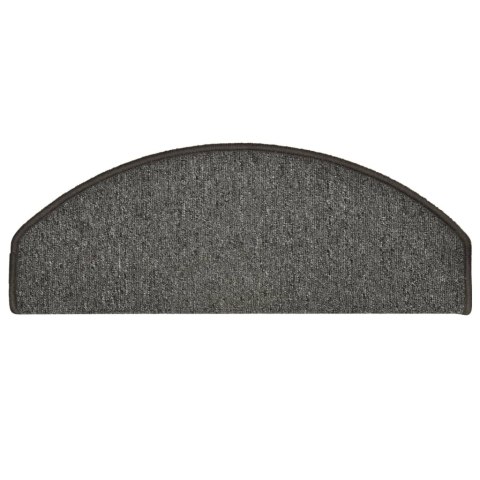 Nakładki na schody, 15 szt., ciemnoszare, 65 x 24 x 4 cm