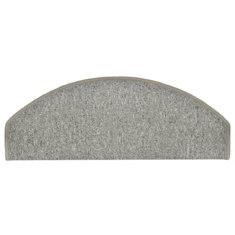 Nakładki na schody, 15 szt., jasnoszare, 65 x 24 x 4 cm