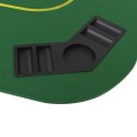 Składany blat do pokera dla 8 graczy, prostokątny, zielony