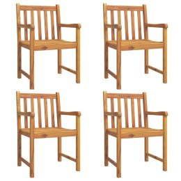 VidaXL Krzesła ogrodowe, 4 szt., 56x55,5x90 cm, lite drewno akacjowe