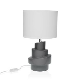 Lampa stołowa Versa Szary Biały Ceramika 40 W 20 x 35 cm