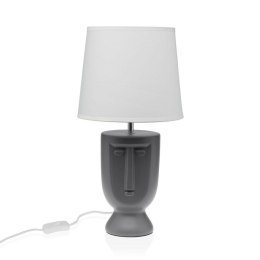 Lampa stołowa Versa Szary Ceramika 60 W 22 x 42,8 cm