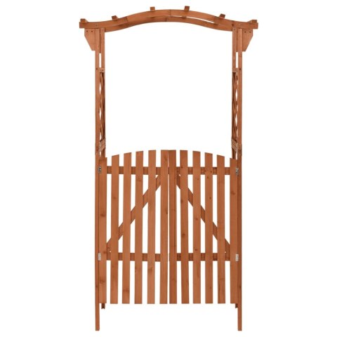 Pergola z furtką, 116x40x204 cm, lite drewno jodłowe Pergola z furtką, 116x40x204 cm, lite drewno jodłowe