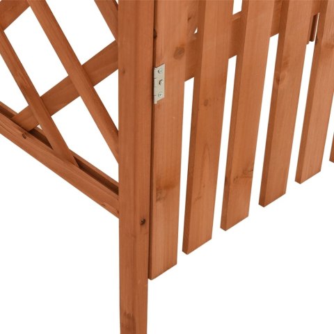 Pergola z furtką, 116x40x204 cm, lite drewno jodłowe Pergola z furtką, 116x40x204 cm, lite drewno jodłowe