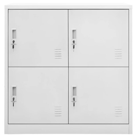 Szafki zamykane, 5 szt., jasnoszare, 90x45x92,5 cm, stalowe Szafki zamykane, 5 szt., jasnoszare, 90x45x92,5 cm, stalowe