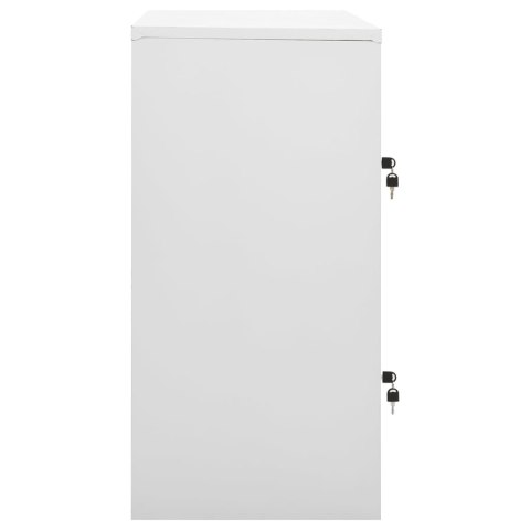 Szafki zamykane, 5 szt., jasnoszare, 90x45x92,5 cm, stalowe Szafki zamykane, 5 szt., jasnoszare, 90x45x92,5 cm, stalowe