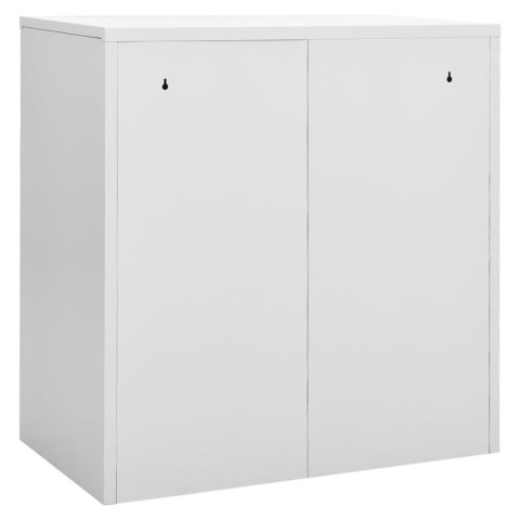 Szafki zamykane, 5 szt., jasnoszare, 90x45x92,5 cm, stalowe Szafki zamykane, 5 szt., jasnoszare, 90x45x92,5 cm, stalowe
