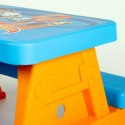 Zestaw Stolik Dziecięcy z Koszem Hot Wheels Niebieski Pomarańczowy Plastikowy 69 x 42 x 79 cm