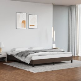 VidaXL Rama łóżka, brązowe, 180x200 cm, obite sztuczną skórą