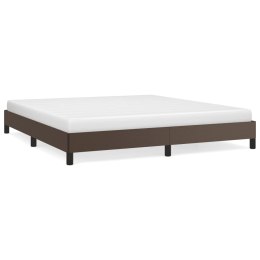 VidaXL Rama łóżka, brązowe, 180x200 cm, obite sztuczną skórą