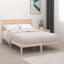 VidaXL Rama łóżka, lite drewno, 150x200 cm, King Size