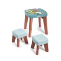 Stół z dwoma krzesłami Ecoiffier Plastikowy Wielokolorowy (13 Części)
