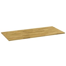 VidaXL Prostokątny blat do stolika z drewna dębowego, 23 mm, 140x60 cm