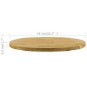 Okrągły blat do stolika z litego drewna dębowego, 44 mm, 400 mm